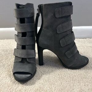 DKNY Dark Gray Women's Ankle Booties